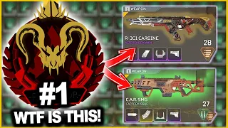 APEX RANK #1 Shows Why You Should Use CAR SMG & R-301 in PREDATOR LOBBY! APEX LEGENDS