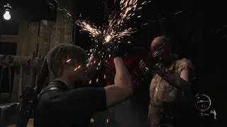 Resident Evil Hardcore  Twin Chainsaw Boss