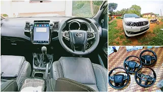 Fortuner  type 2 interior design.. [ crysta steering]   | Tesla andriod |