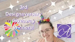 3rd Designaversary Giveaway Winners!