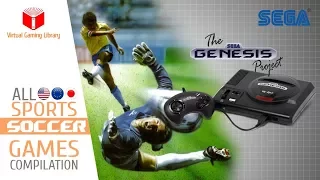 All SEGA Genesis/Mega Drive Soccer Games Compilation - Every Game (US/EU/JP/BR)