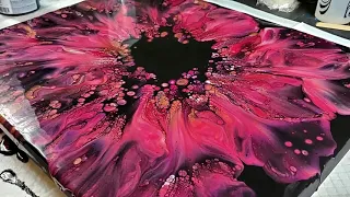 (471) Top 10 RED Viewer Favorite Acrylic Pour Paintings! Harmony House Art Therapy
