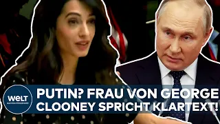 UKRAINE: Klare Ansage vor UN-Sicherheitsrat! Amal Clooney fordert, Putin zur Verantwortung zu ziehen