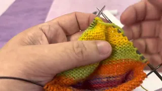 Easy Sock Knitting Tutorials - Part 5 The Second Half of the Heel