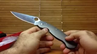 Титановая миля. Зачем? SPYDERCO MILITARY