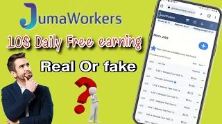 Jumaworkers Review | Juma workers Real or fake | Juma workers Withdrawal proof | #sproutgigs #free