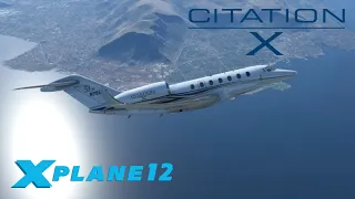 [X-Plane 12] Cessna Citation X | Part 1 - FMC setup, take-off & initial climb tutorial