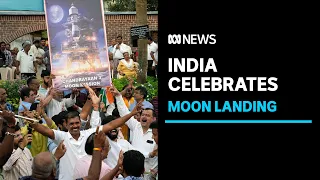 India celebrates historic moon landing on the lunar south pole | ABC News