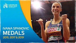 Every Ivana Spanovic European Indoor Gold Medal