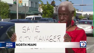 North Miami residents rally for city manager: 'She's cleaning house and that's the problem'