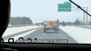 Arctic blast brings record low temperatures to huge portions of U.S.