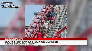 Roller Coaster at Cedar Point stops, forcing evacuation of ride