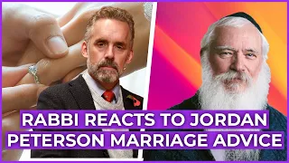 Rabbi Manis reacts to Jordan Peterson Marriage Advice