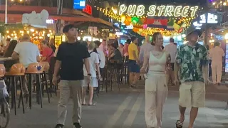 Cambodia🇰🇭 Nightlife in Seim Reap ( Pub Street 2022)