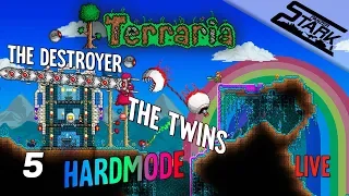 Terraria - 5.Rész (Hardmode gyűjtögetés / Mechanic Boss) - Stark LIVE