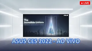 ASUS CES 2022 AO VIVO #asus #notebook #tecnologia #dobravel