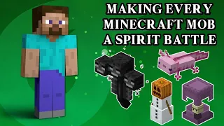 Making EVERY Minecraft Mob A Spirit Battle for Super Smash Bros Ultimate