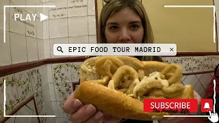 EPIC Food Tour in MADRID, SPAIN | MUST TRY SPANISH FOODS
