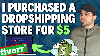 I Paid Fiverr ONLY $5 To Create A Shopify Dropshipping Store! (Buying A One Product Store)