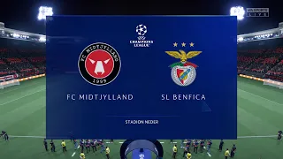 FIFA 22 | FC Midtjylland vs SL Benfica - UEFA Champions League | 09/08/2022/ | Gameplay
