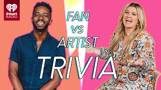 Kelly Clarkson Goes Head To Head With Her Biggest Fan! | Fan Vs Artist Trivia