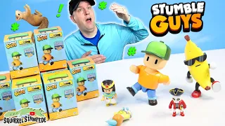 Stumble Guys Squirrel Fall Down? Gaming Minifigures & Action Figures Toy Review