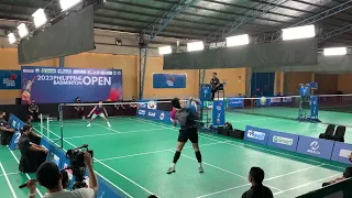 Open MS SemiFinals | Pedrosa VS Velasco | Philippine Badminton Open2023