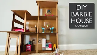 DIY Cardboard Barbie Dream House: Easy and Hot Glue-Free!