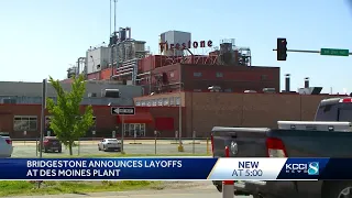 Bridgestone announces layoffs at Des Moines plant