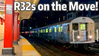 ⁴ᴷ⁶⁰ R32 First Responder Training Train Returning to Coney Island Yard
