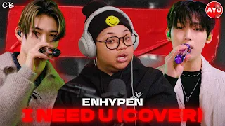ENHYPEN covers “I NEED U” by BTS | K-Pop ON! First Crush | Reaction