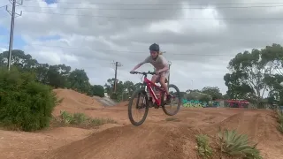 1 Year MTB jump progression