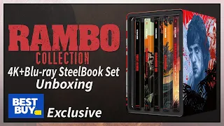 Rambo Collection Best Buy Exclusive 4K+2D Blu-ray SteelBook Set Unboxing