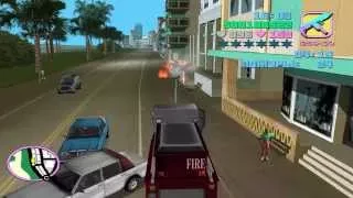 Прохождение игры Grand Theft Auto: Vice City. Доп. миссия 8. Пожарник.