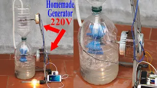 Turn The Washing Machine Motor Into A Permanent Water Turbine Generator