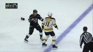 Trent Frederic fights Brendan Lemieux 2/28/22