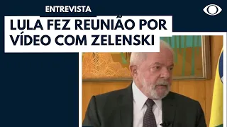 Lula conversa com o presidente da Ucrânia