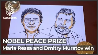 Journalists Maria Ressa and Dmitry Muratov win Nobel Peace Prize