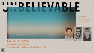 LLUC | UNBELIEVABLE | SESSION 10 | Ty Gibson | 01-13-2024 1st Service Replay