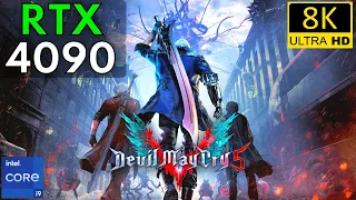 🔴 RTX 4090 + i9 13900k | Devil May Cry 5 | 8K Ultra Benchmark