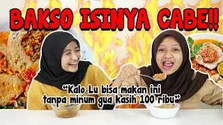 Halda Pulang Sekolah Langsung Makan Bakso Mercon!!