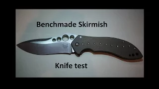 Нож Benchmade "Skirmish". Тест ножа на поражающую способность.the test of a knife. Проект Чистота.