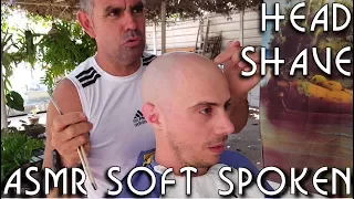 💈 Cuban Street Barber - Head Shave ~ ASMR Soft Spoken ~ Honeymoon