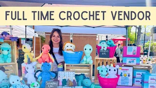 FULL TIME Crochet Seller ☀️ June Market Vlog 🌸