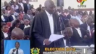 Tsatsu FULL oral address to the Supreme Court on the 2012 Election Petition!