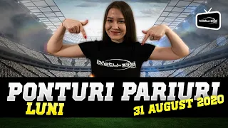 Ponturi pariuri sportive 31.08.2020