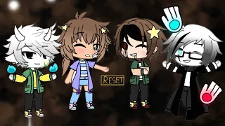 Undertale react to Aus (Frisk, Chara, Asriel and Gaster)