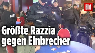 300 Beamte in Hamburg gegen osteuropäische Einbrecher im Einsatz