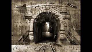 Светящийся коридор в древних катакомбах