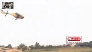 Iraqi Bell 407 And Eurocopter EC 635 Conducting Low Flight Helicopter Strafing Runs In Baiji